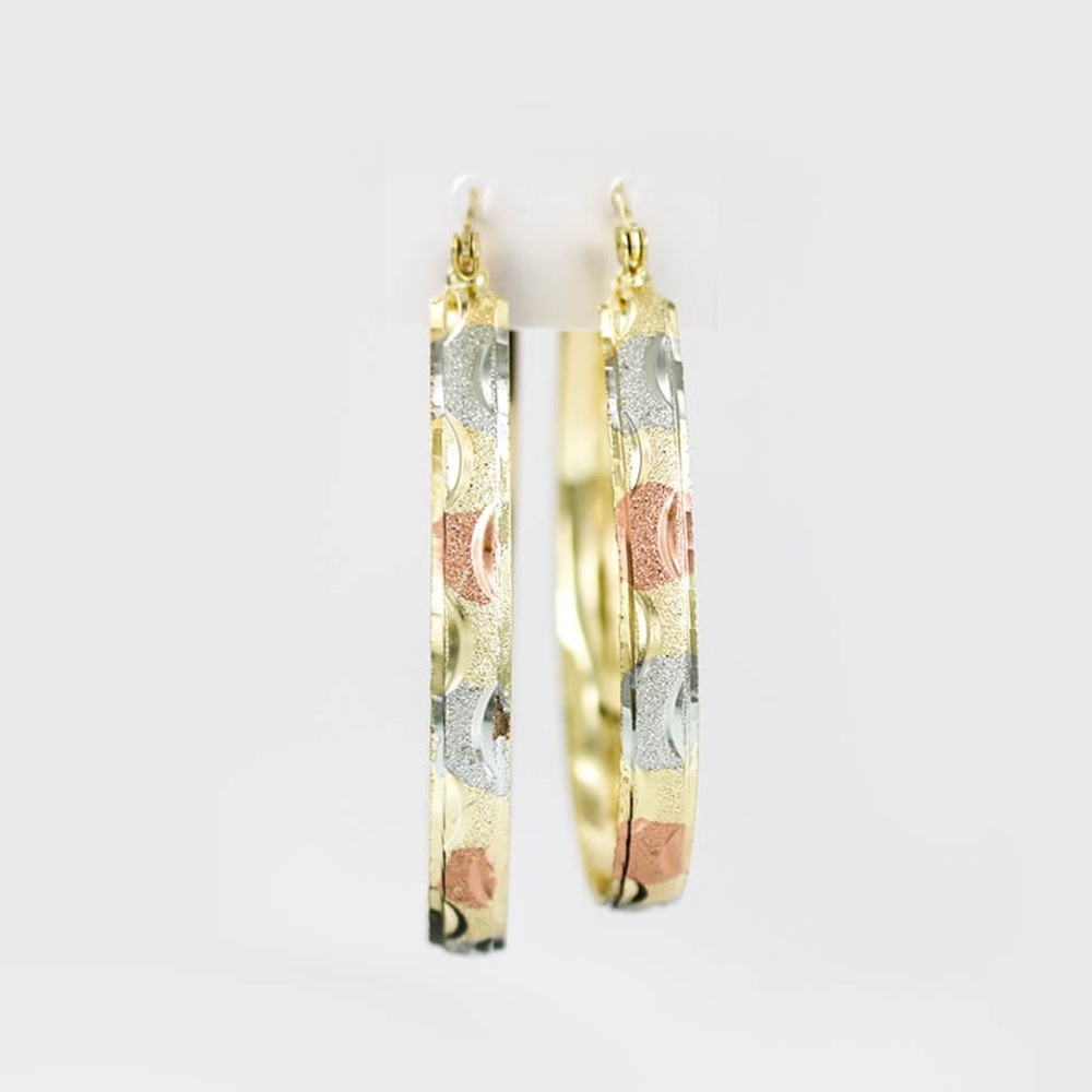 Gold Plated 6mm Hoop Earrings